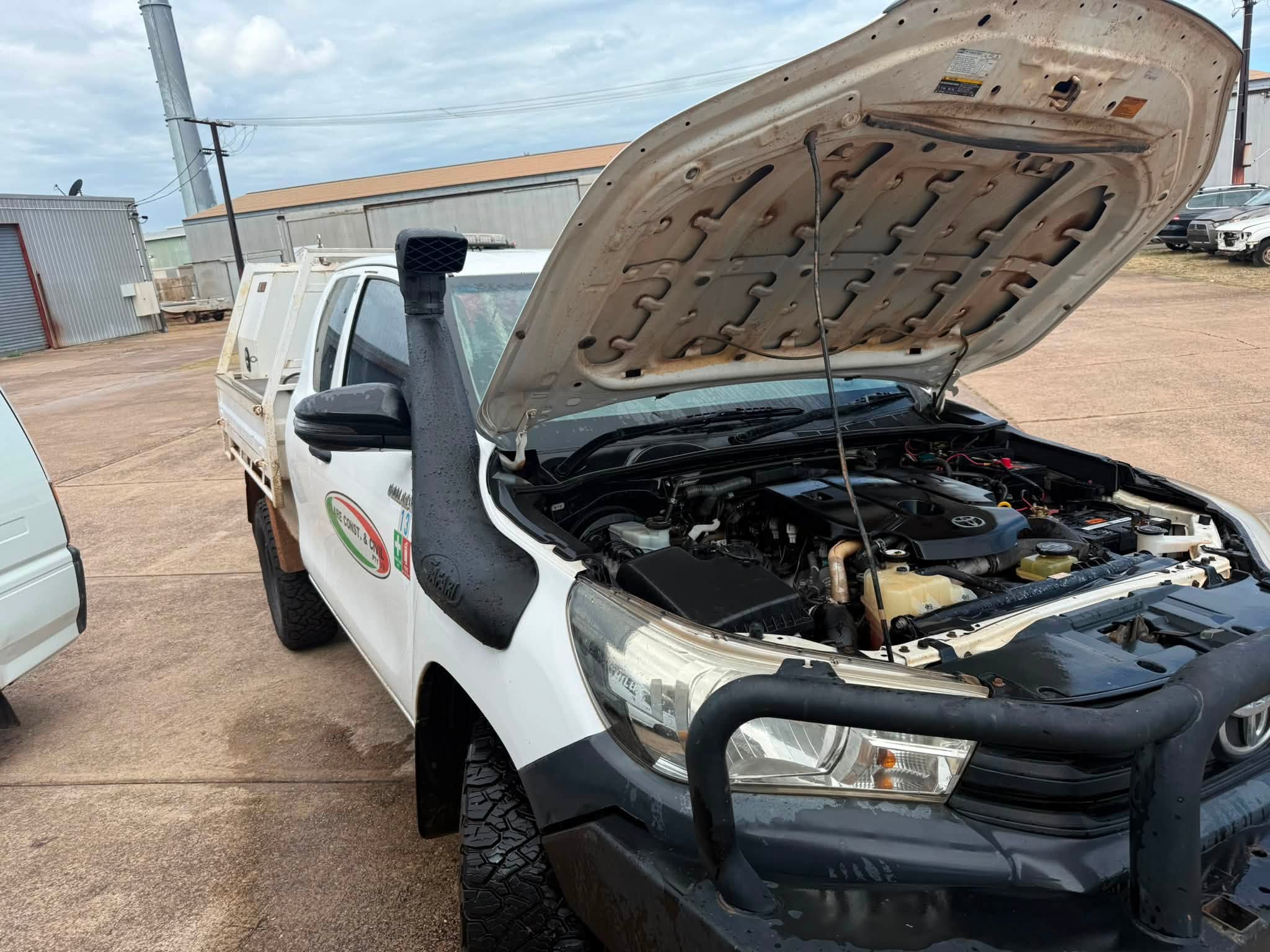 4WD driveline removed for inspection during auto repairs in Darwin